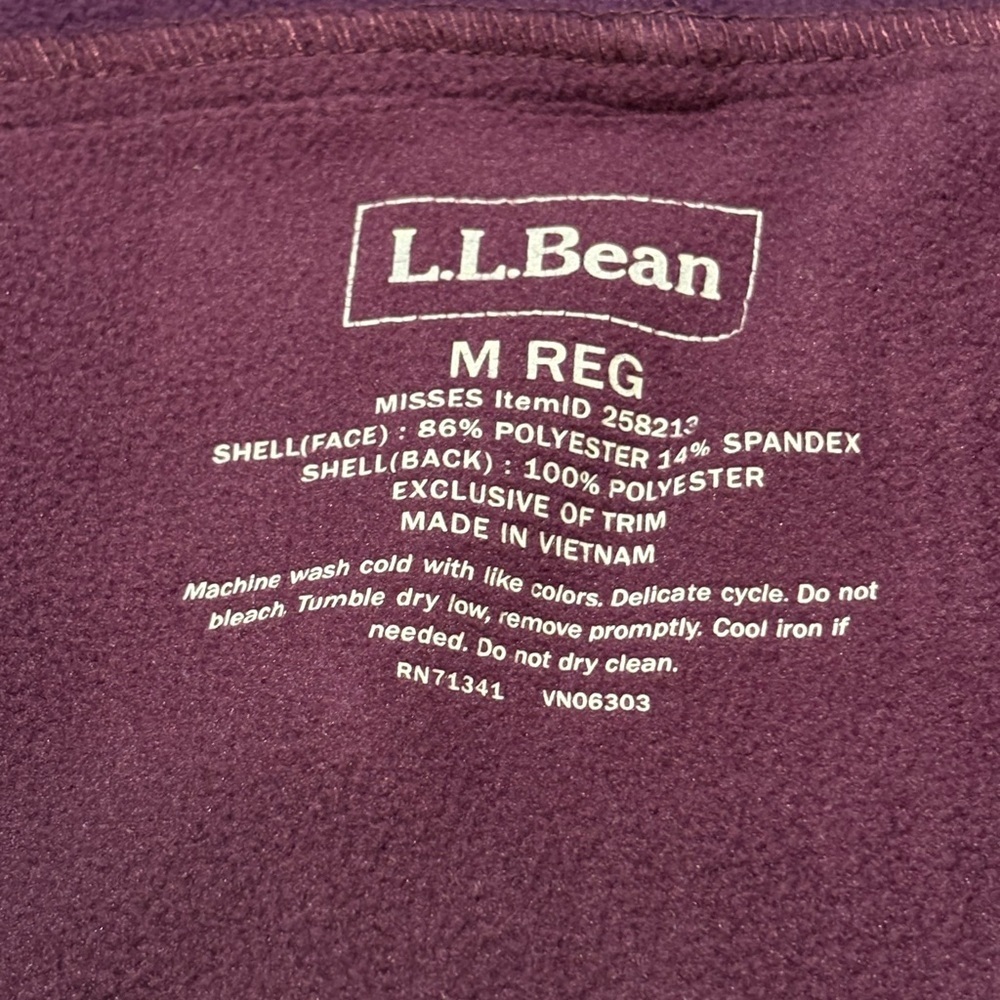 LL Bean Ladies Lightweight Jacket Medium - Picture 3 of 5